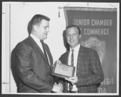 Photograph of Al Carroway and Tom Sawyer, Las Vegas, 1966