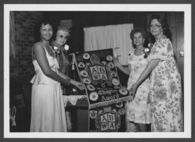 Photograph of the American Business Women's Association award, September 17, 1978