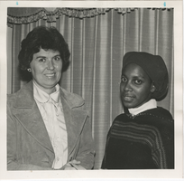 Photograph of LaRue Mortensen and Lillie (Susie) Saleem, February 1979