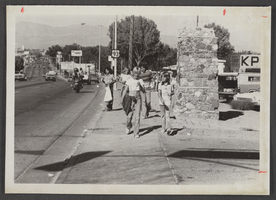 Photograph of March of Dimes walk-a-thon, Las Vegas, November 5, 1978