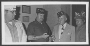 Photograph of North Las Vegas American Legion Post 51 officers, North Las Vegas, Nevada, July 21, 1975