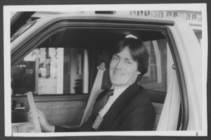 Photograph of Fletcher "Ted" Jones Jr., location unknown, 1982