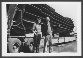 Photograph of the flashlight sculpture, Las Vegas, March 11, 1981