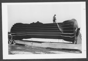 Photograph of the flashlight sculpture, Las Vegas, March 11, 1981