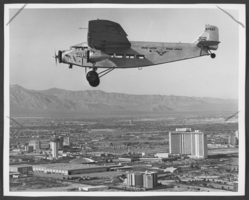 Photograph of a plane, Las Vegas, December 10, 1978