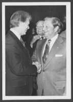 Photograph of Howard Cannon and Jimmy Carter, Las Vegas, Nevada, November 23, 1976