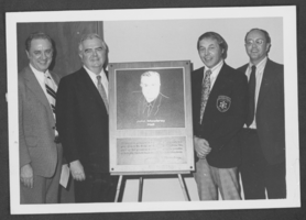 Photograph of John Mowbray and others, 1974