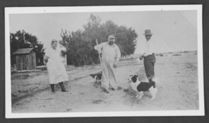 Photograph of Mr. And Mrs. Tom Williams, location unknown, circa 1950s
