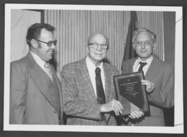 Photograph of an award ceremony, Las Vegas, 1978