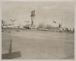 Photograph of a commercial area of North Las Vegas, circa 1960s