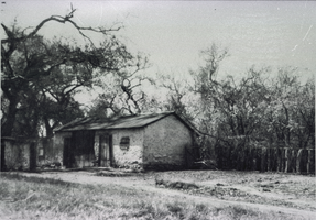 Photograph of buildings at the Mormon Fort, Las Vegas, Nevada, circa 1880