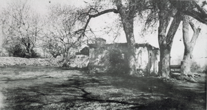 Photograph of buildings at the Mormon Fort, Las Vegas, Nevada, circa 1880