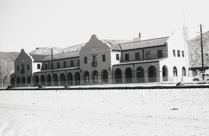 Photograph of the Caliente Railroad Depot,Caliente, Nevada, circa 1960s-1970s