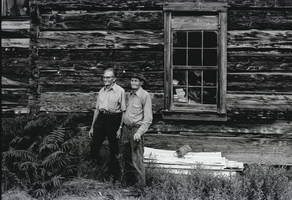 Photograph of William Lytle Woods and Albert Andrew Woods, Springerville, Arizona, August 1979
