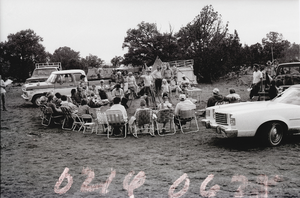 Photograph of Woods family reunion, Springerville, Arizona, August 1979