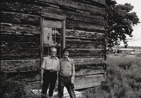 Film transparency of Woods family reunion, Springerville, Arizona, August 1979