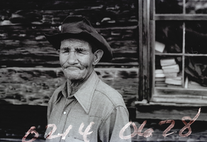 Film transparency of Woods family reunion, Springerville, Arizona, August 1979