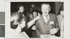 Slide of Hal Erikson, University of Nevada, Las Vegas, circa October 10, 1981