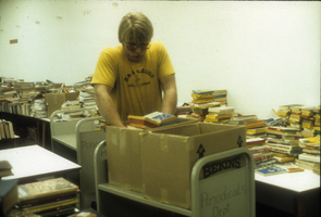 Slide of book sale, University of Nevada, Las Vegas, circa 1985