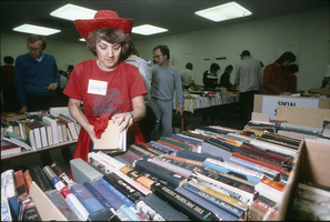 Slide of book sale, University of Nevada, Las Vegas, circa 1986