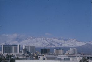 Slide of hotels on the Las Vegas Strip, Las Vegas, circa 1983