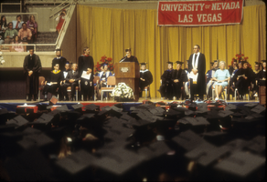 Slide of commencement exercises, University of Nevada, Las Vegas, circa 1970s