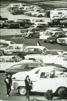 Slide of parking lot, University of Nevada, Las Vegas, circa 1970
