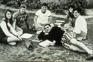 Slide of page from yearbook, University of Nevada, Las Vegas, circa 1967