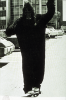 Slide of person wearing a gorilla costume, University of Nevada, Las Vegas, circa 1978