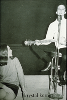 Slide of musician performing, University of Nevada, Las Vegas, circa mid-late 1960s