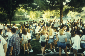Slide of student activity, University of Nevada, Las Vegas, circa 1990s