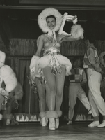 Photographs of performers in winter scenes from "Lido de Paris," produced by Donn Arden at the Stardust Hotel, Las Vegas, Nevada, circa 1958-1959