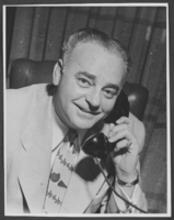 Portrait photography of Wilbur Clark, circa 1950s