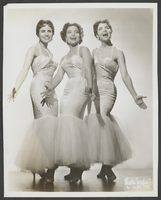 Portrait photography of the Malagon Sisters, Las Vegas, 1955