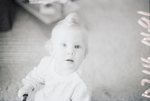 Film transparency of Elbert Edwards' grandchildren, 1976