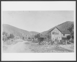 Photograph of Denton Ave., Caliente, Nevada, circa early 1900s