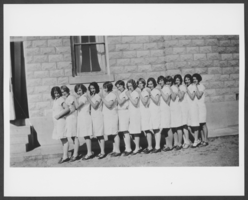 Photograph of Home Economics class, Panaca, Nevada, circa 1927