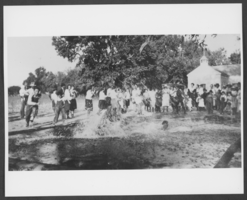 Photograph of Freshman of Caliente High School Swimming, Panaca, Nevada, circa 1918-1929