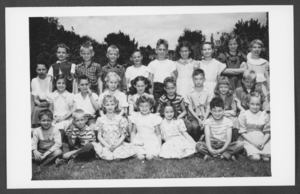 Photograph of Boulder City Elementary School class, Boulder City, Nevada, circa 1947-1950