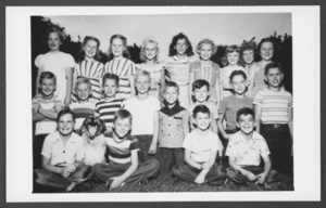 Photograph of Boulder City Elementary School class, Boulder City, Nevada, circa 1947-1950