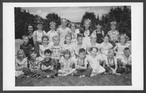 Photograph of Boulder City Elementary School class, Boulder City, Nevada, circa 1947-1950