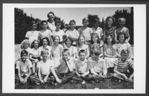 Photograph of Boulder City Elementary School class, Boulder City, Nevada, circa 1947-1950