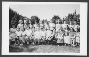 Photograph of Boulder City Elementary School class, Boulder City, Nevada, circa 1947-1950