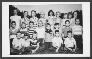 Photograph of Boulder City Elementary School class, Boulder City, Nevada, circa 1947-1950