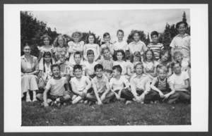 Photograph of Boulder City Elementary School class, Boulder City, Nevada, circa 1947-1950