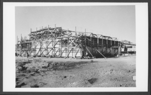 Photograph of Boulder City High School gym, November 06, 1951