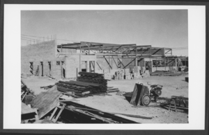 Photograph of Boulder City High School gym, November 06, 1951