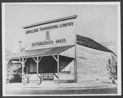 Photograph of Ed. W. Clark Forwarding Company, Las Vegas, circa 1905