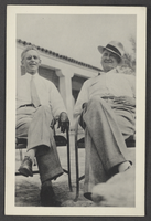 Photograph of Bill Ferron and Ed Clark, Death Valley, California, 1939