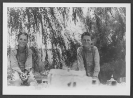 Photograph of Gilcrease brothers, Las Vegas, Nevada, circa 1920s